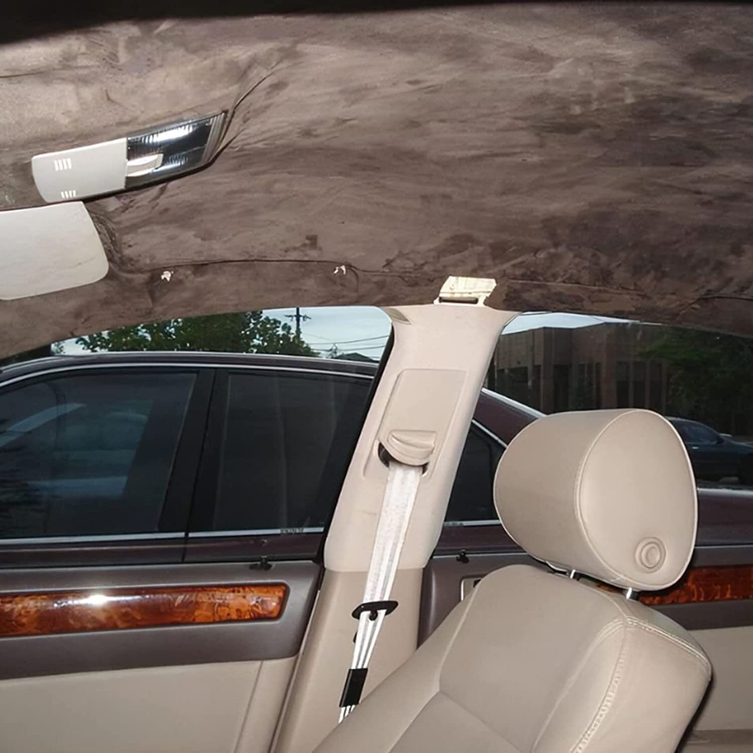 60″ Headliner Fabric Foam Backed Auto Roof Liner Repair Upholstery Suede