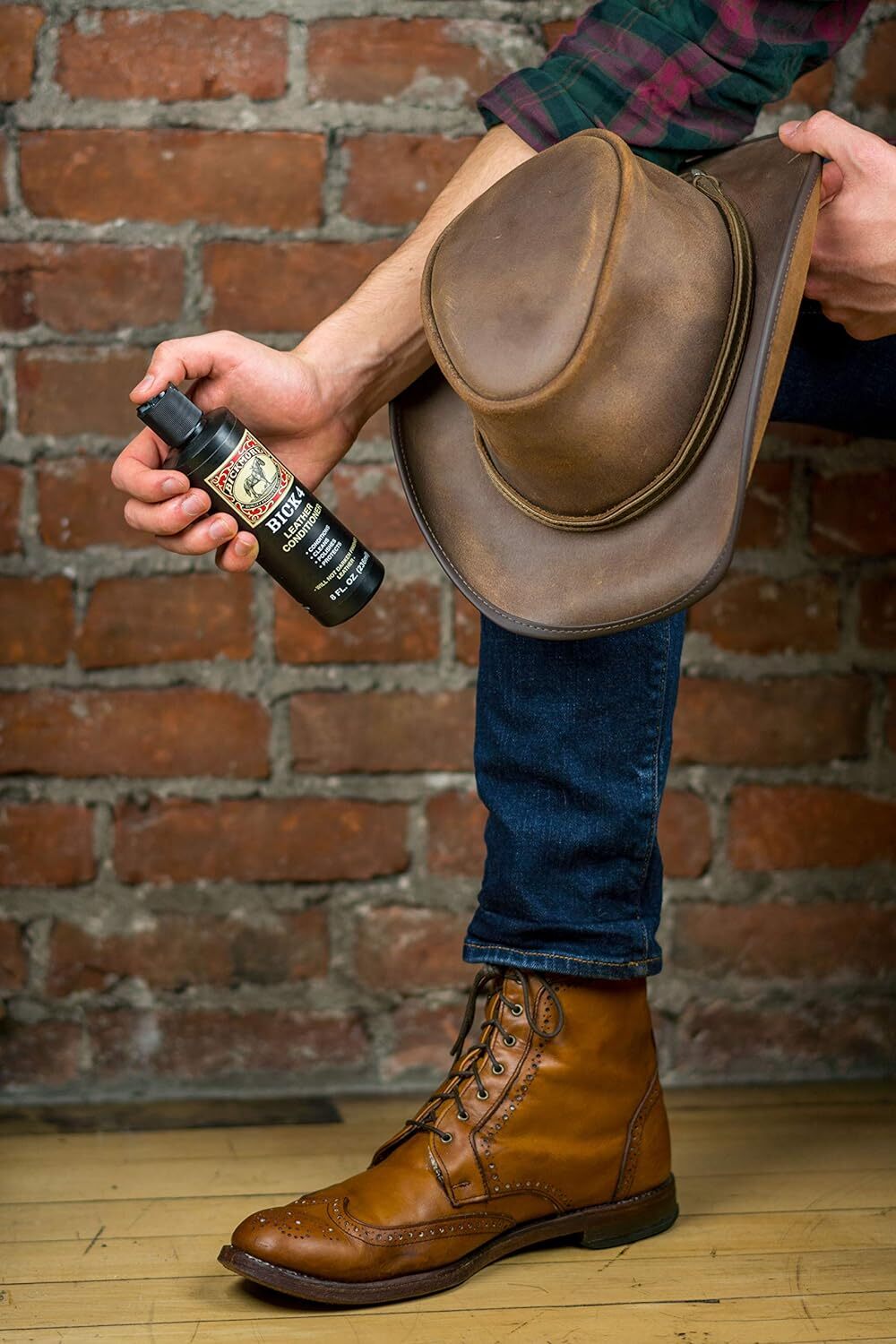 Bick 4 Leather Conditioner and Leather Cleaner 8 Oz – Will Not Darken Leather