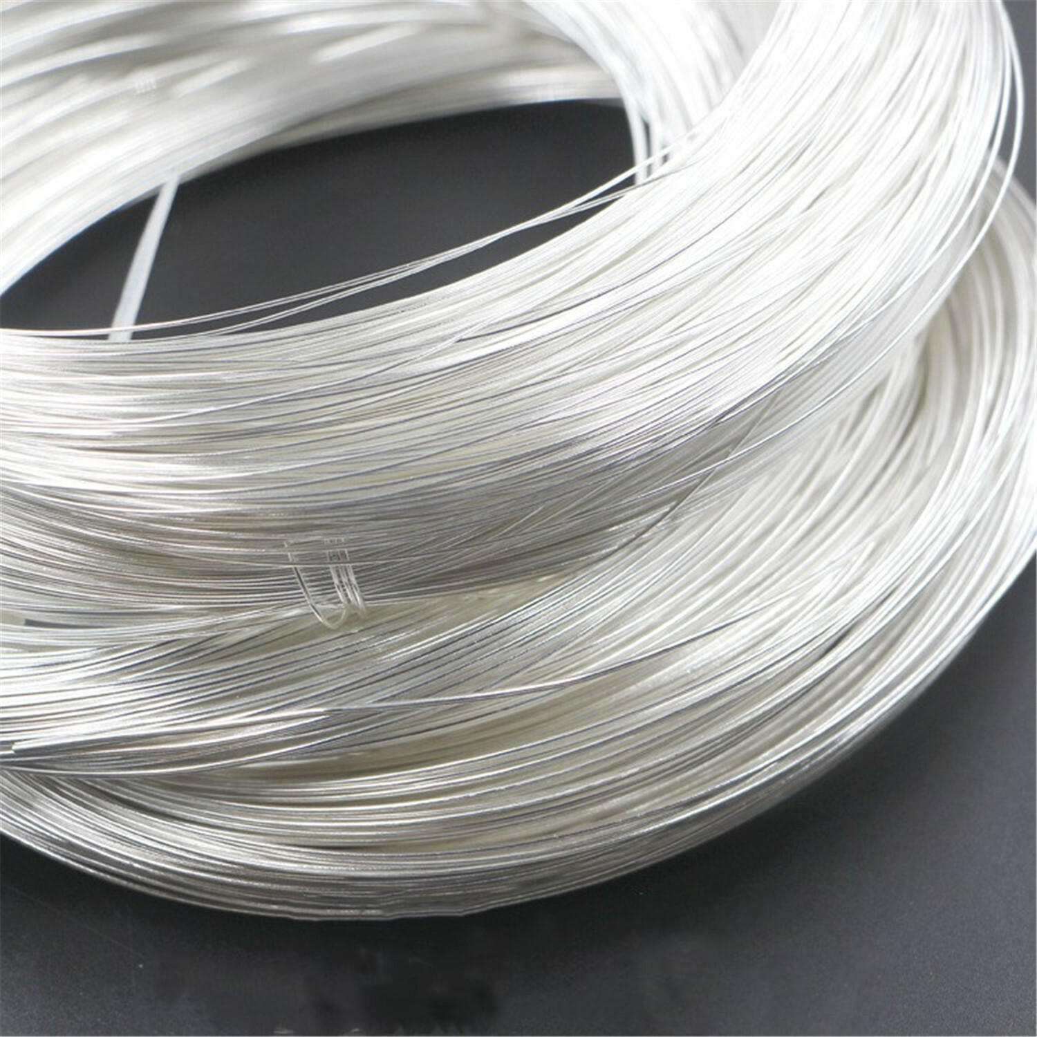 Sterling Silver Wires 925 Silver Round Wires Soft Half Hard Wire 100cm