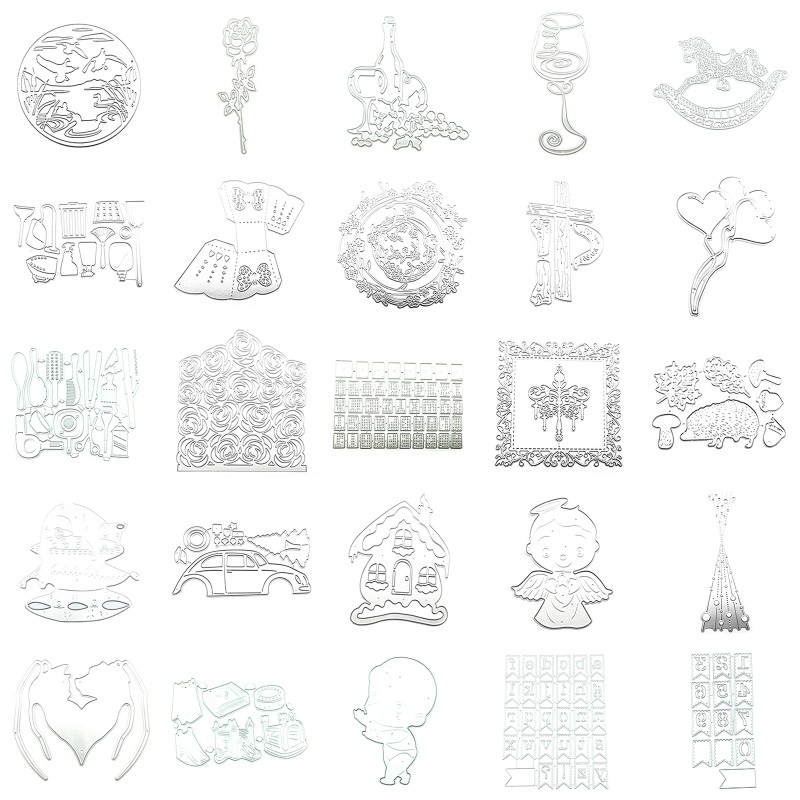 Carbon Steel Metal Cutting Dies Carbon Steel Stencil Adults DIY Projects