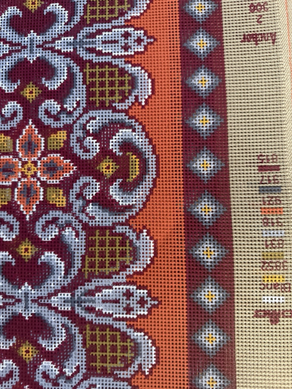 needlepoint canvas 40x127Cm Gobelin L Table Runner Canvas Only