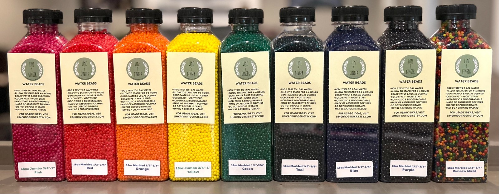 Bulk Water Gel Beads,Vase Filler,Big Brenduh,Wedding Centerpiece,Soil Substitute