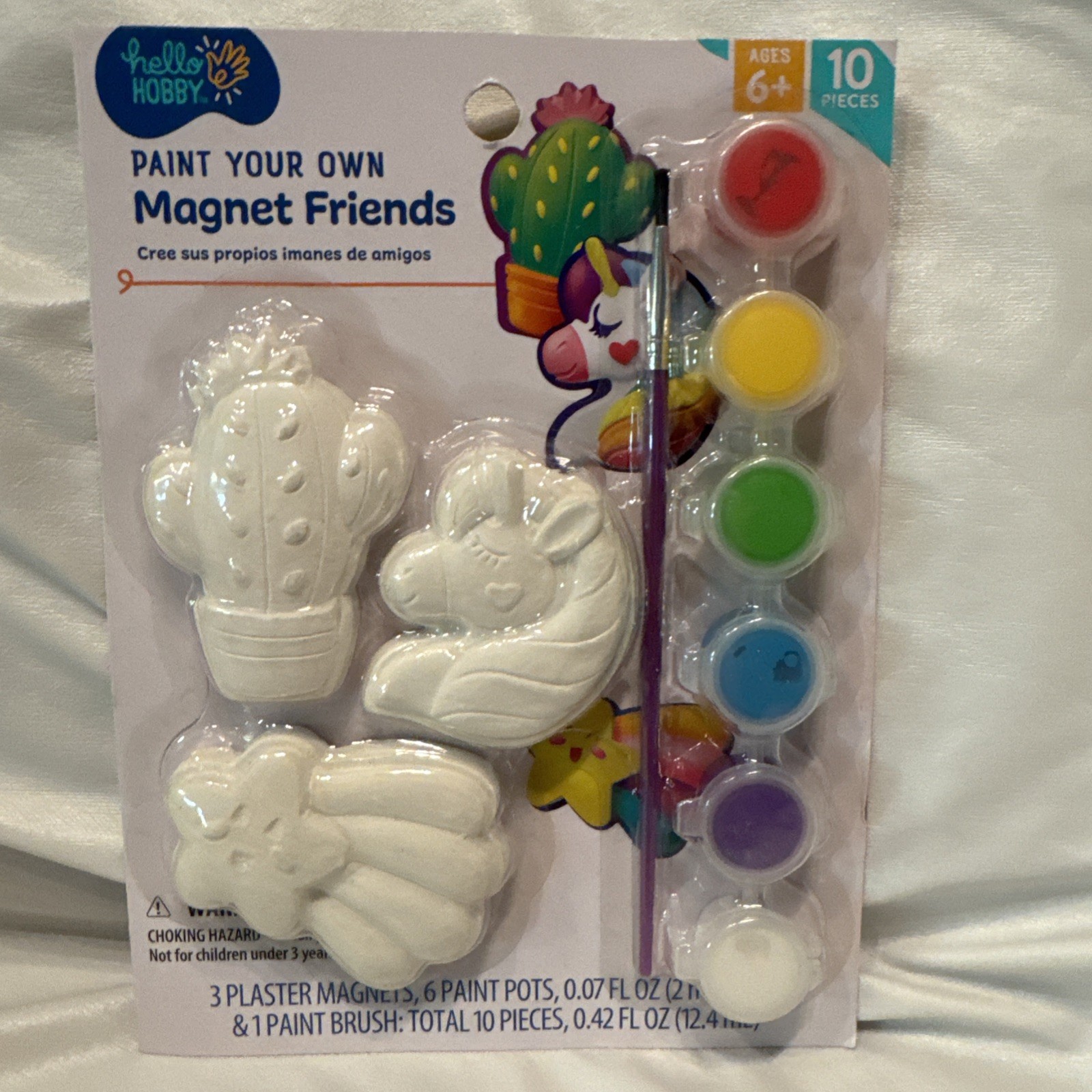 Paint Your Own Magnet Friends, Child Craft Kit