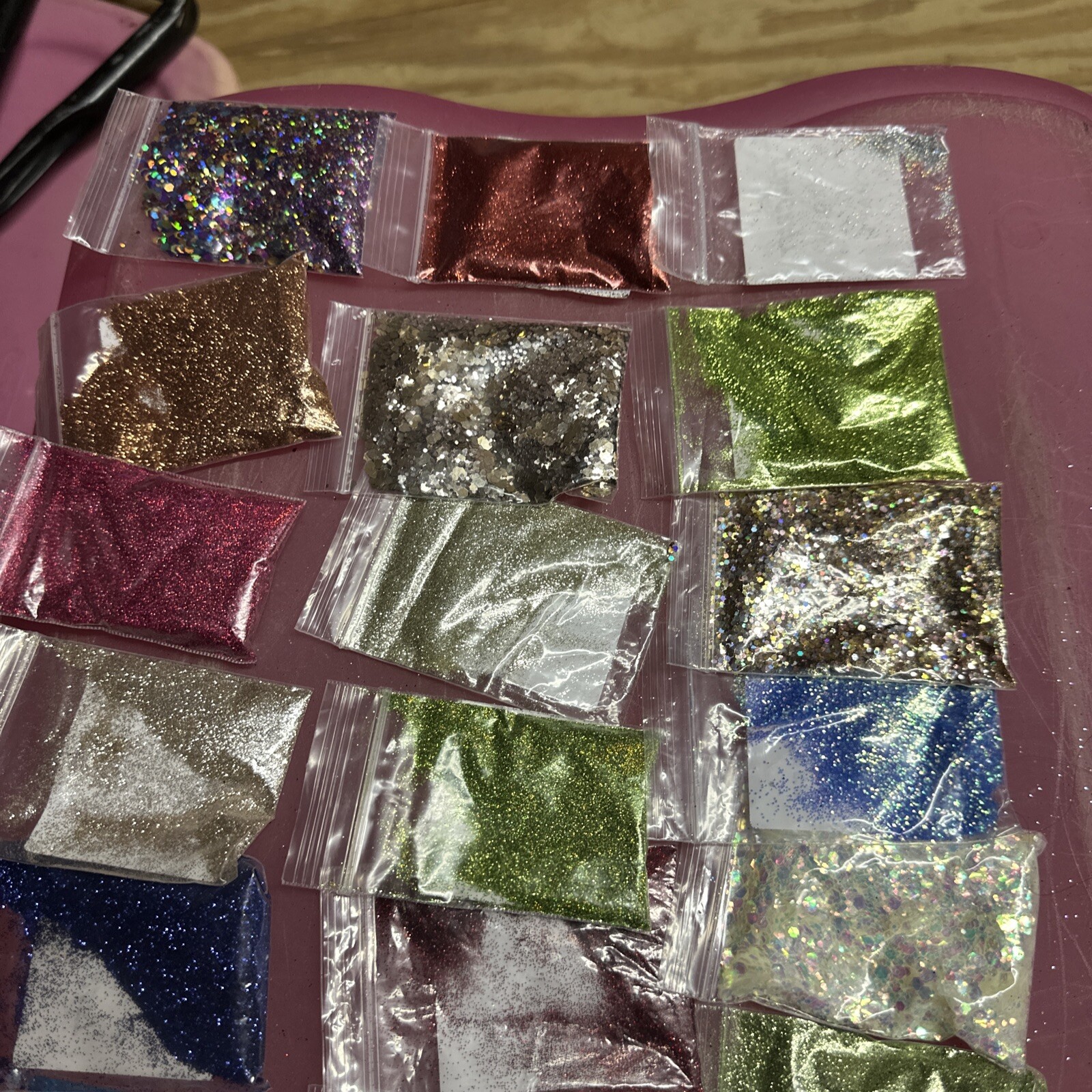 Huge Lot Of Quality StarCraft Glitter For Crafts Projects comes with container
