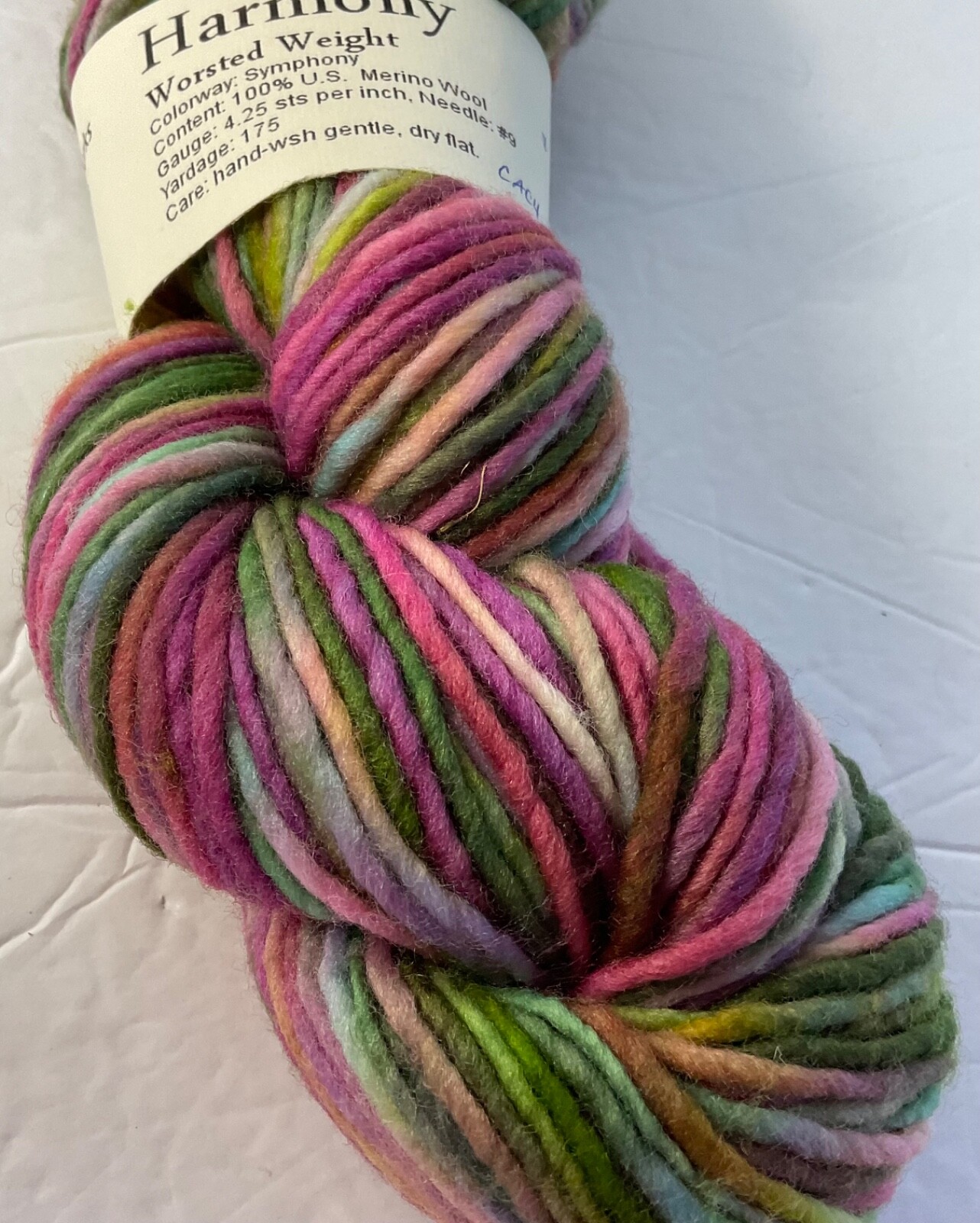 Cottage Dyeworks New Harmony Yarn Unit of 1 Symphony Greens/Pinks