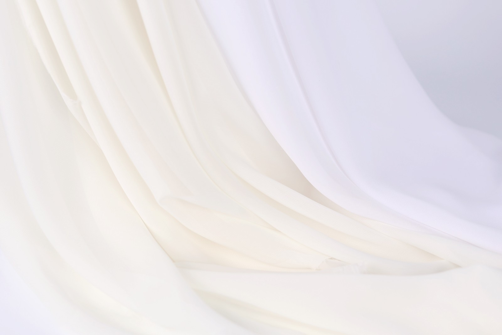 Ivory Hi Multi Chiffon Fabric – 60″ Wide Sheer Fabric Soft and Matte 1113