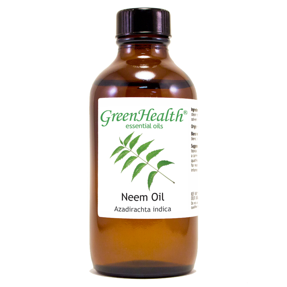 4 fl oz Neem Oil – uncut, 100% Pure & Natural – GreenHealth