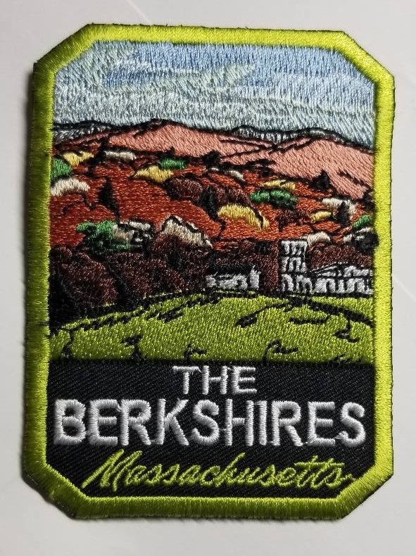 The Berkshires Massachusetts Embroidered Patch Badge approx 2.5×3.5″ sale2