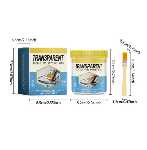 Clear Waterproof Sealant Glue Kitchen Bathroom Crack Repair