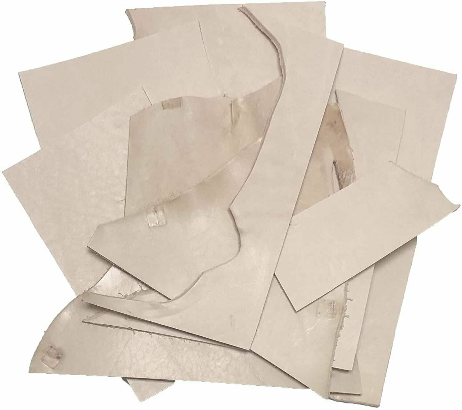 Two Pounds Veg Tan Leather Scrap, 2 lbs Vegetable Tanned Scrap Leather Pieces…