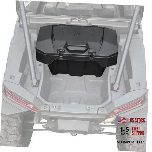 Cargo Box for 2024+ Polaris RZR XP 1000, UTV Rear Waterproof Bin Bed 82QT