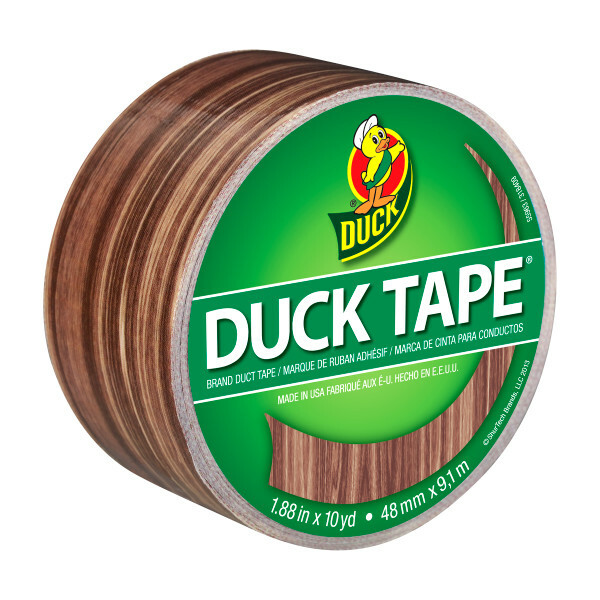 Printed Duck Tape® Brand Duct Tape – Wood Grain, 1.88 in. x 10 yd.