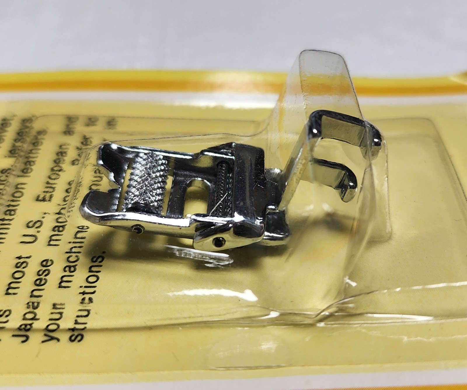 Vintage Low Shank Needle Sewing Machine Roller Foot New Old Stock Coats&Clark