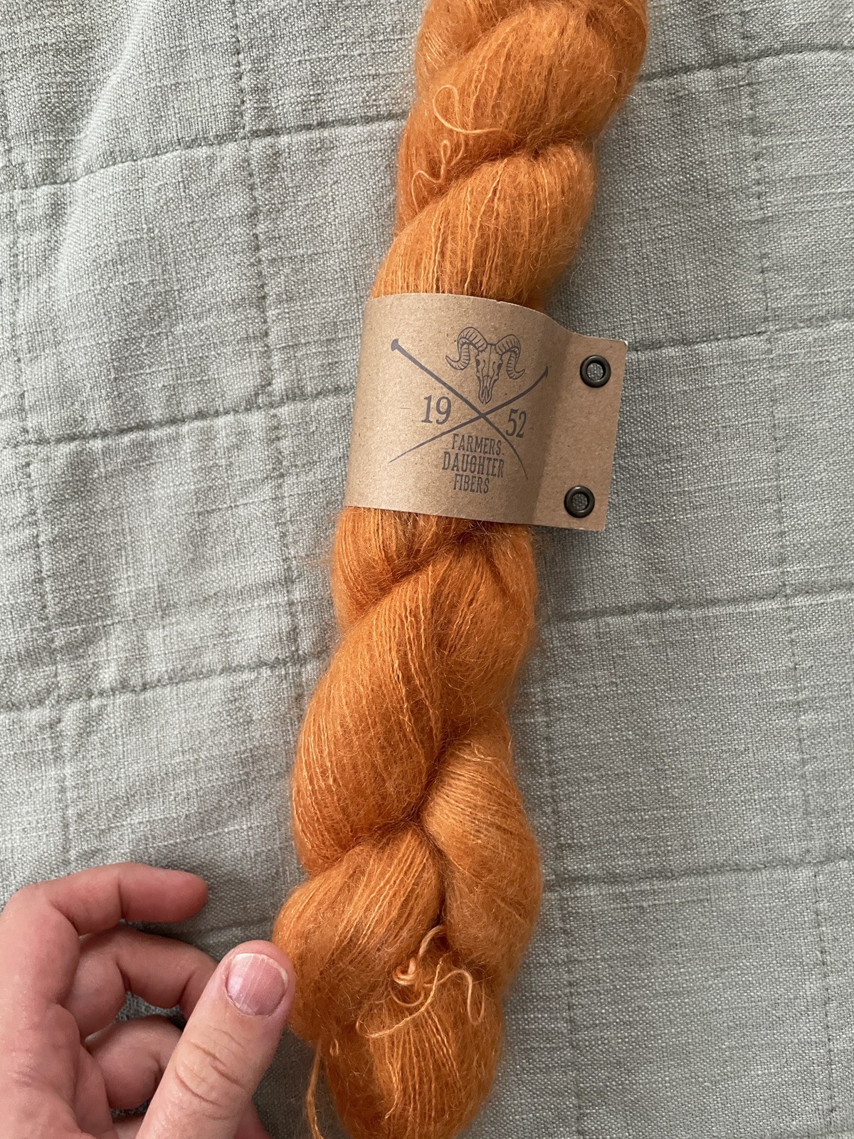 3 Skeins Farmers Daughter Fibers Might Mo Silk Mohair Yarn