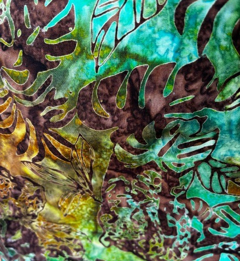 Gorgeous Robert Kaufman “Jungle Dreams” Artisan Batiks, 4.5 yards or 3 yards