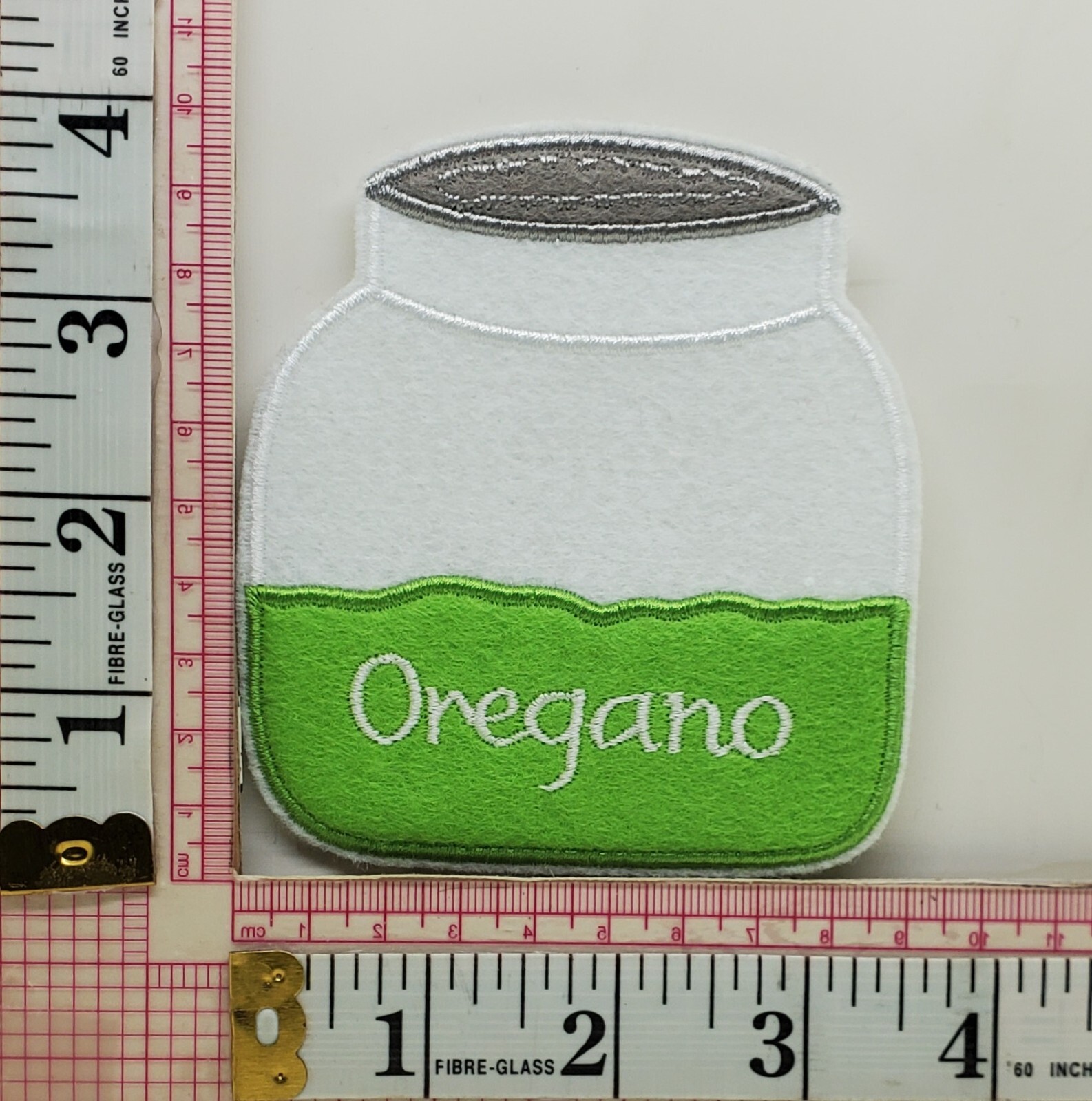Oregano Jar Jacket Vest Fun Patch Applique Crest Logo Crafts
