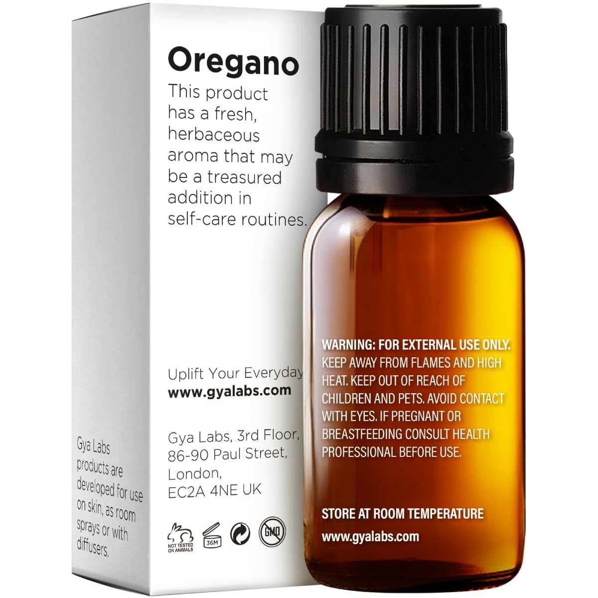 100% Pure Oregano Essential Oil – 0.34 Fl Oz – Oregano Oil for Hair, Skin, Di…
