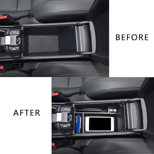 2026 HRV Center Console Organizer Compatible with 2023 2024 2025 2026 Black