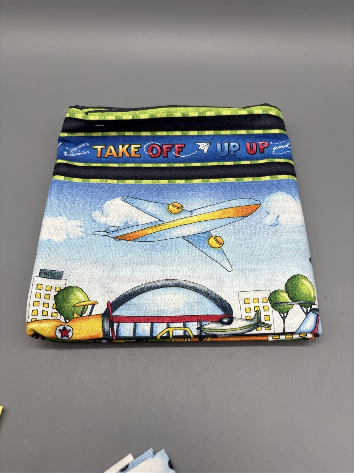 Quilt Kit – Villa Rosa Designs 54” X 74” Kids Fun Planes Airport
