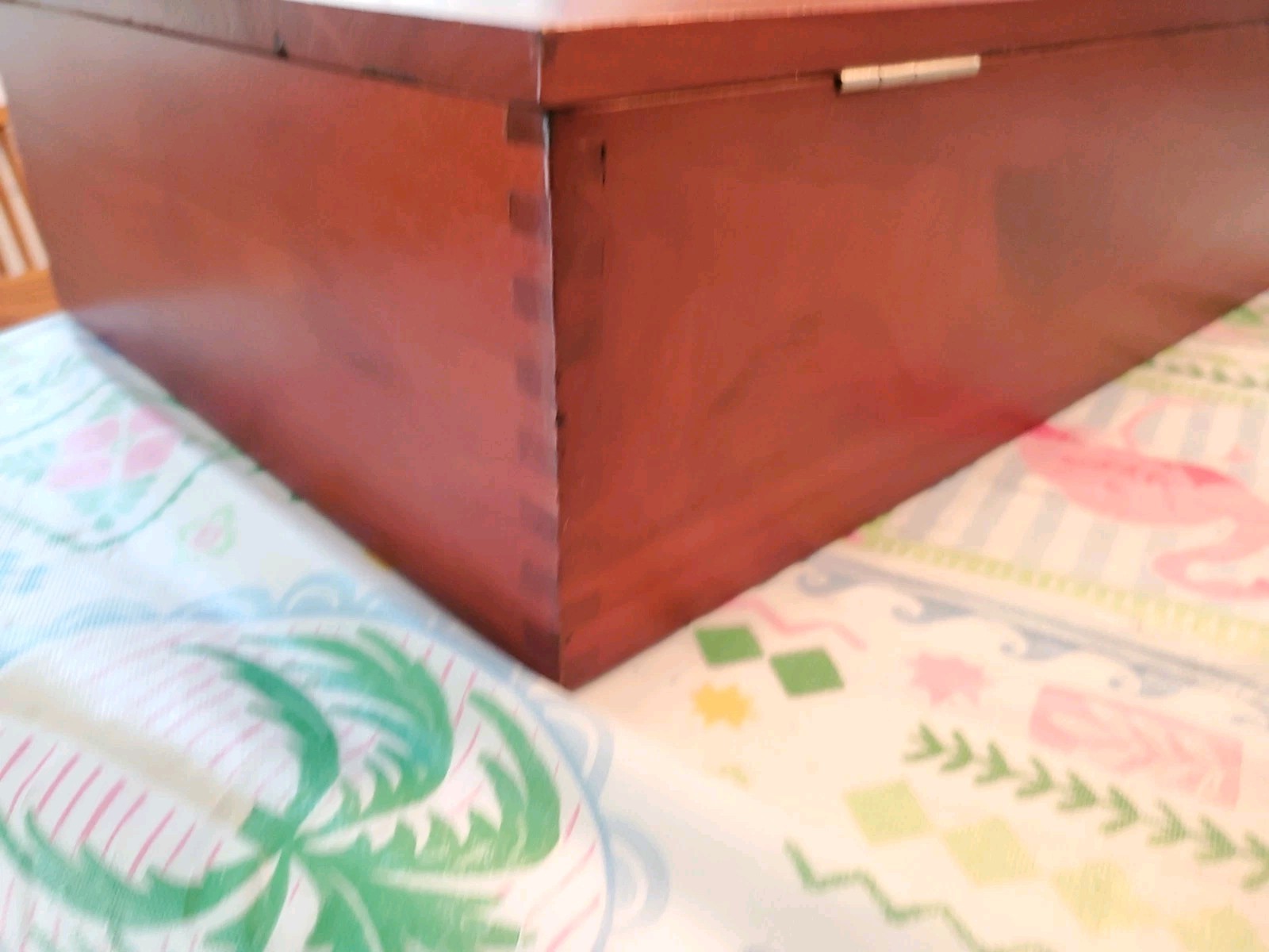 US Art Supply 2-Drawer Wood Art Tool Storage Box & Fold Up Easel Refinished UEC
