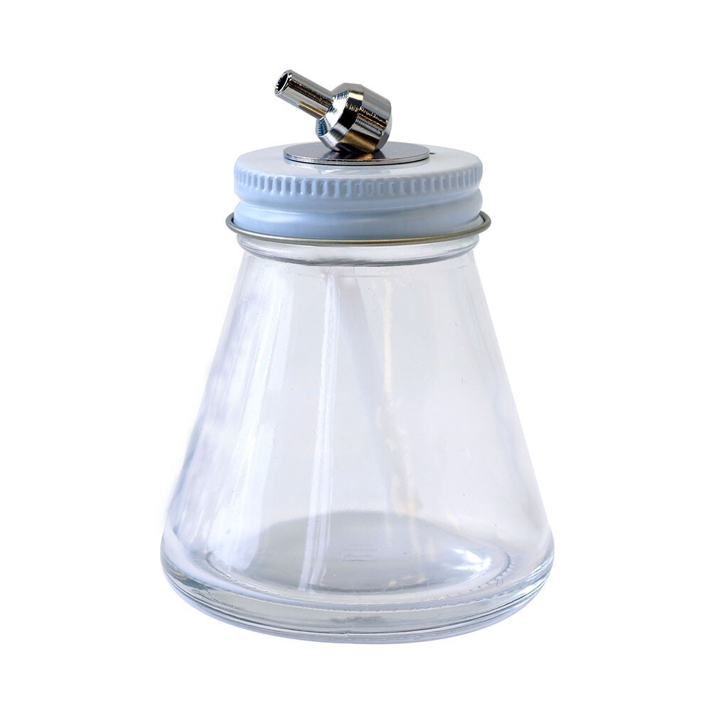 H-3-OZ 3oz Glass Bottle Assembly For Paasche H & EZ Airbrushes
