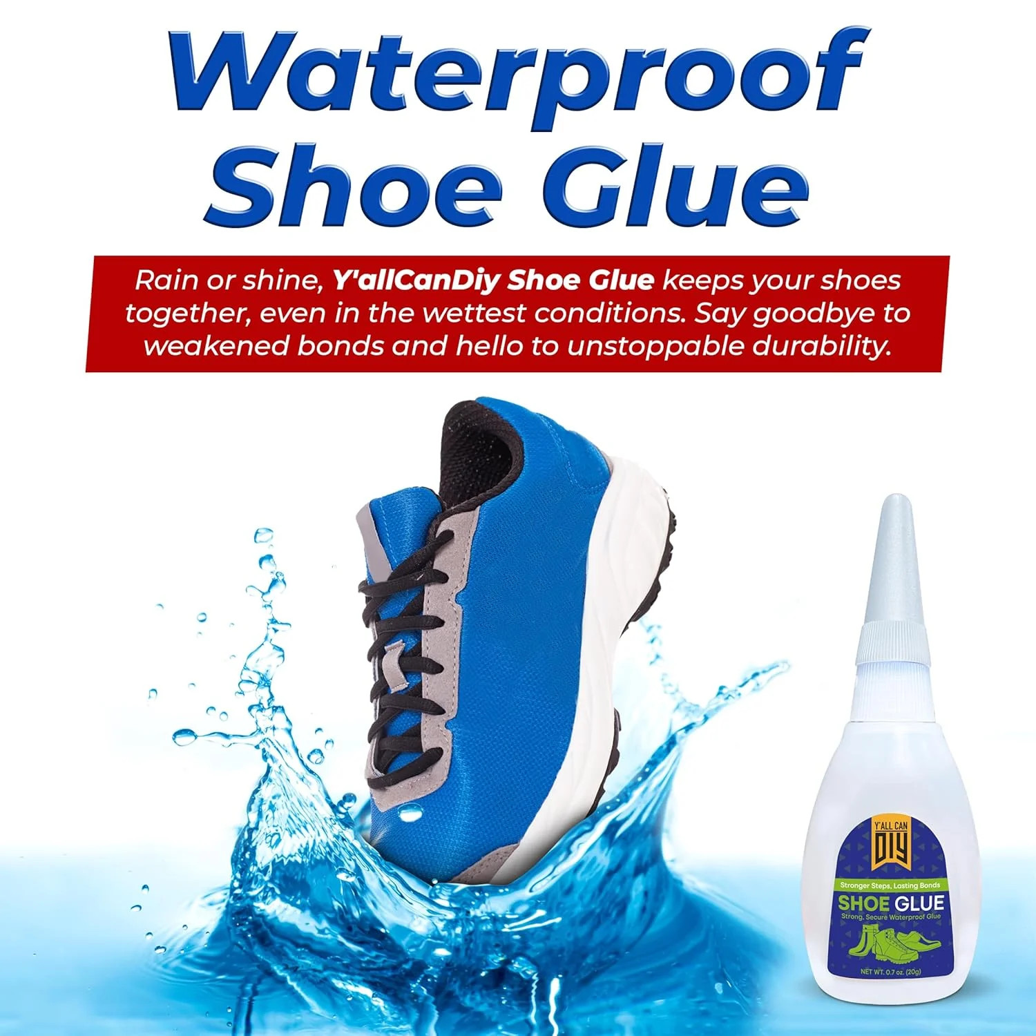 Super Glue for Shoe. Heavy Duty Shoe Adhesive for Shoe Sole Repair a