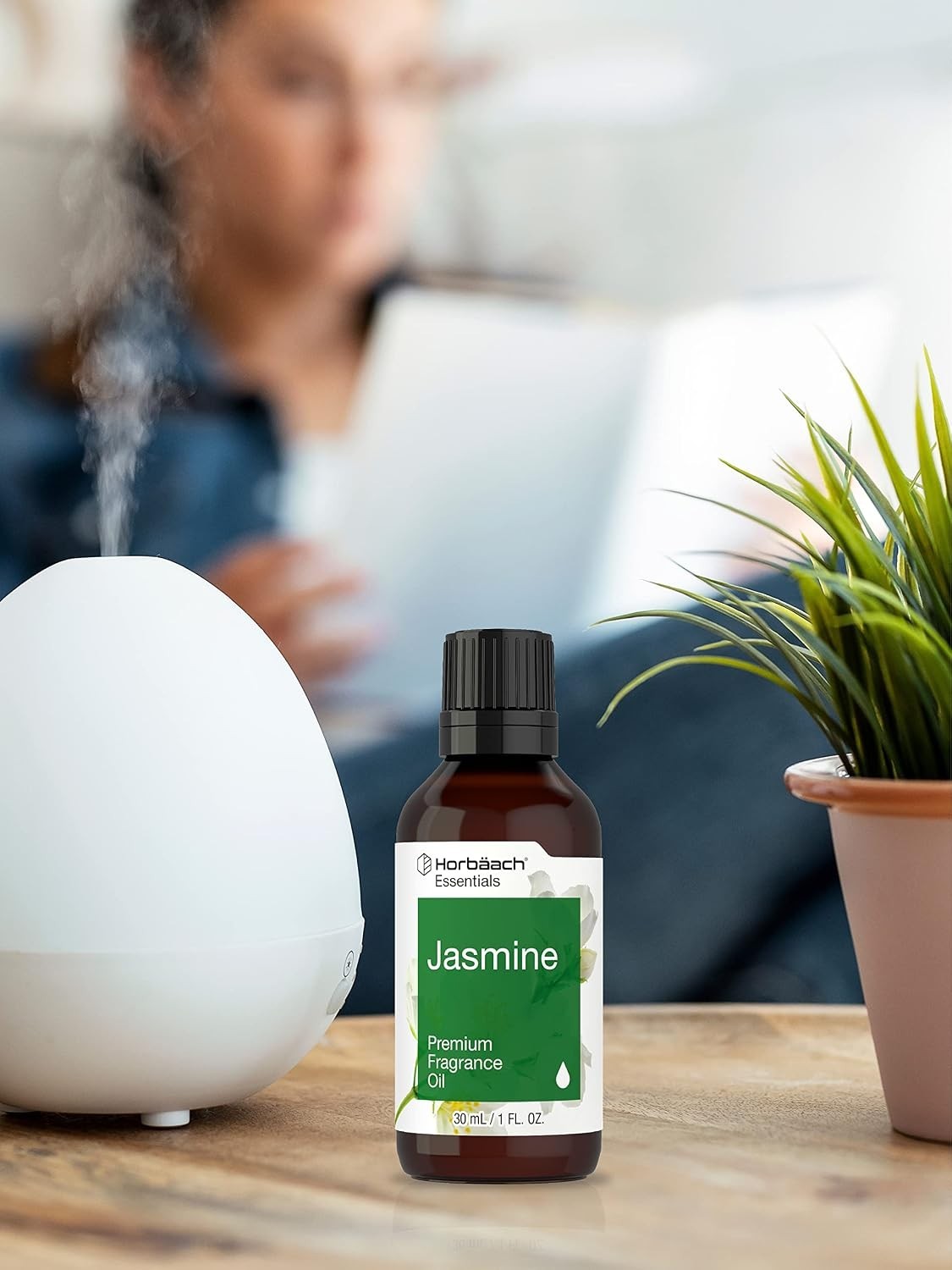 1 fl oz Jasmine Essential Oil – Organic, Gluten-Free for Candles & Diffusers