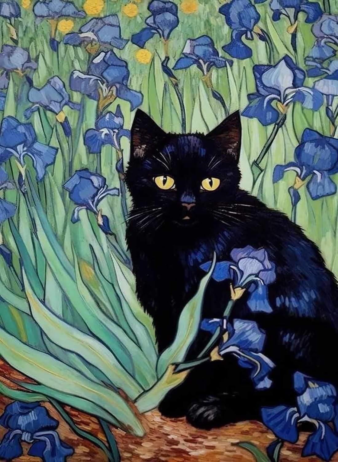 5D Diamond Painting Kits for Adults, Black Cat Diamond Art for Beginners, DIY…