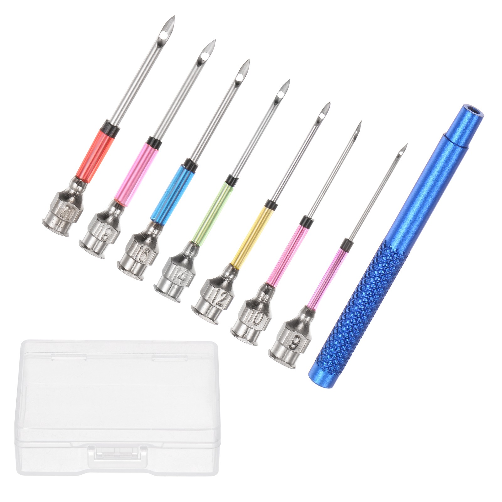 Adjustable Handle Punch Needle Metal 0.9/1.0/1.2/1.4/1.6/1.8/2.0mm