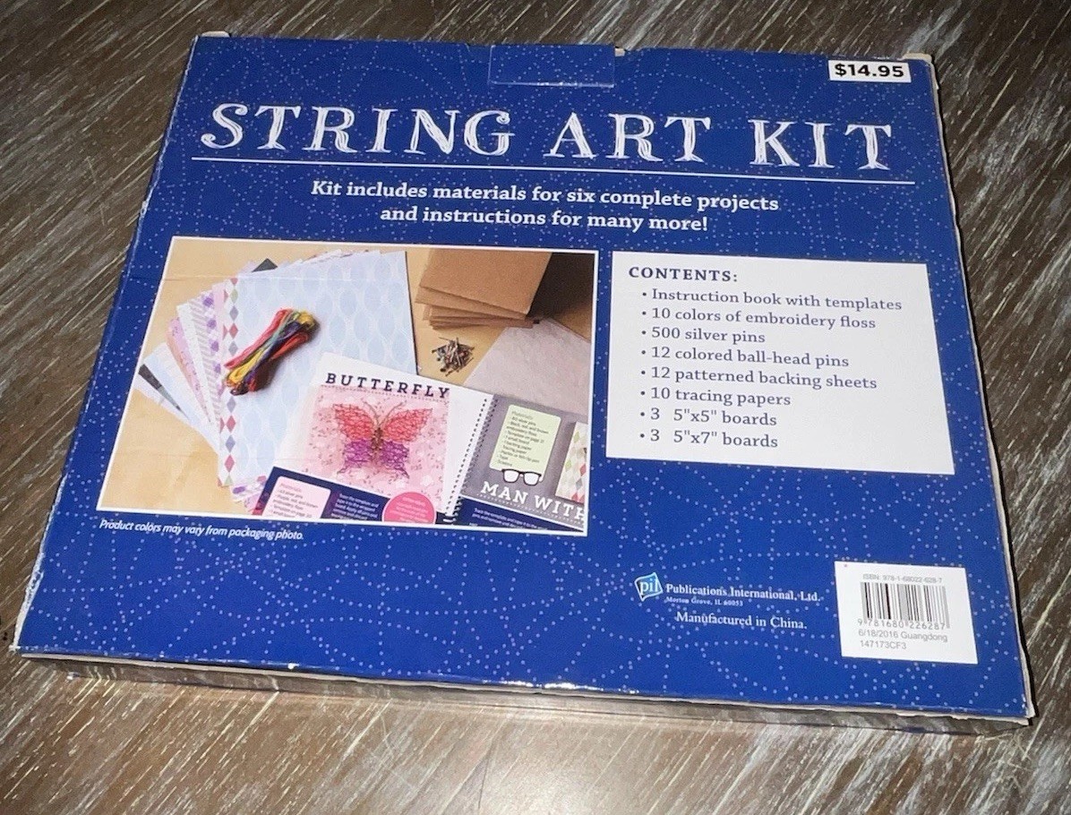 String Art Kit, Makes 6 Pictures, Crafts, Fun For All Ages