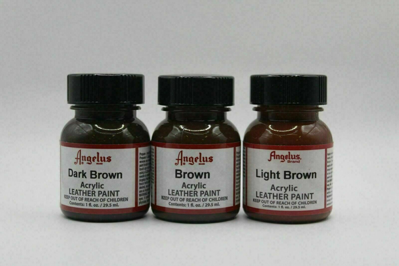 Angelus Acrylic Leather Paint Waterproof Sneaker Paint 1oz – 82 Colors Available