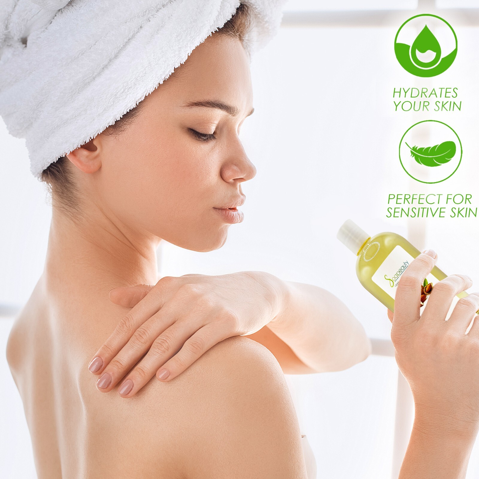 SWEET ALMOND OIL CARRIER COLD PRESSED REFINED NATURAL 100% PURE