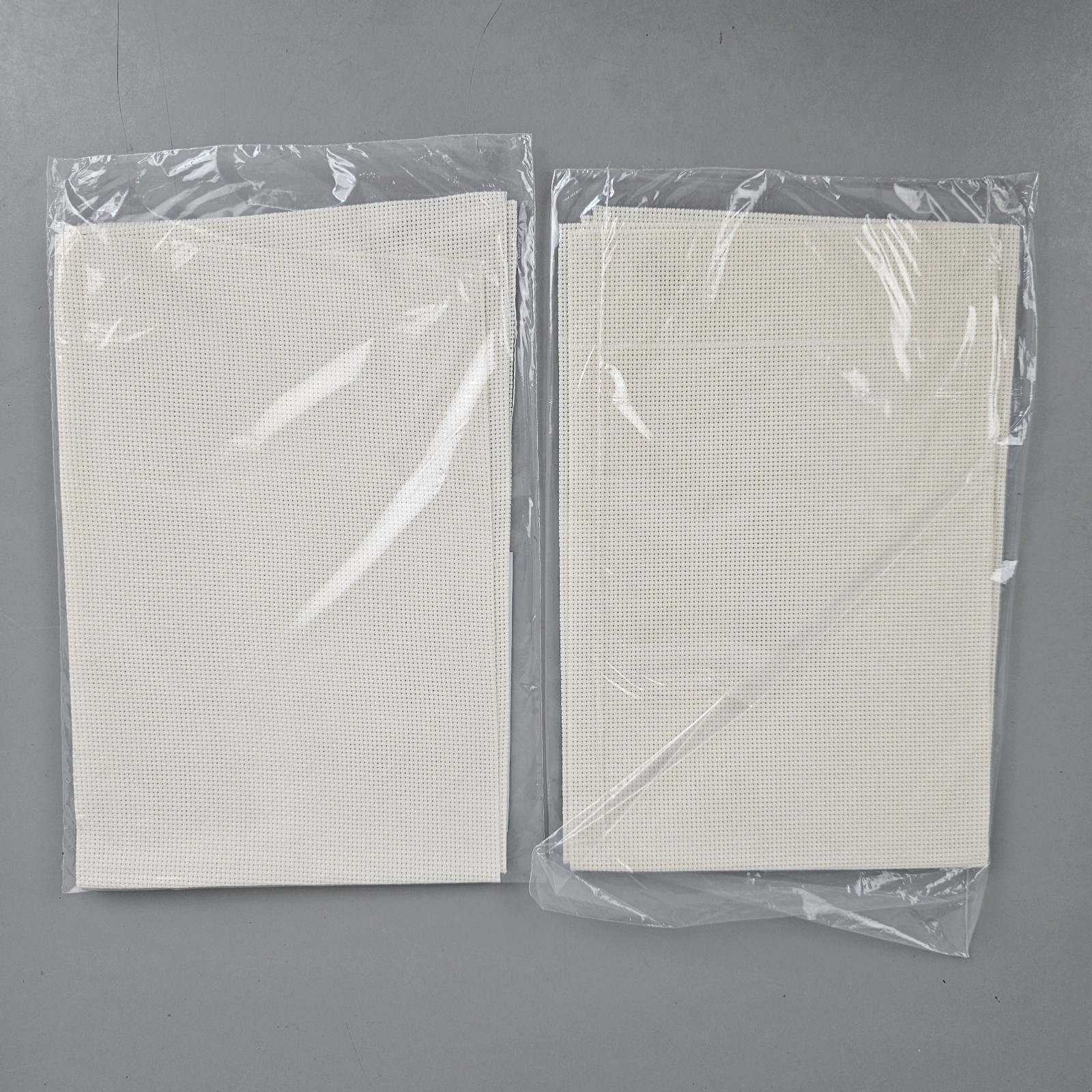 Lot Of 7 Value Pak Cross Stitch Fabric 1 Piece 12×18 – 18 Ct Aida