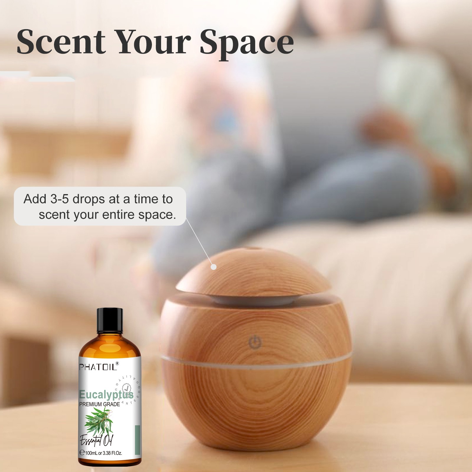 100ml Pure Eucalyptus Essential Oils Aromatherapy Essential Oil For Diffusers