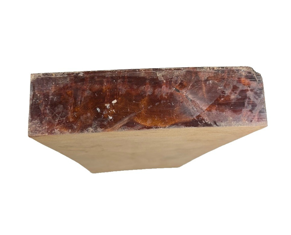 Camphor Burl wood insrument blank 20″ x 7-3/8” x 2″ (v20) dried billet