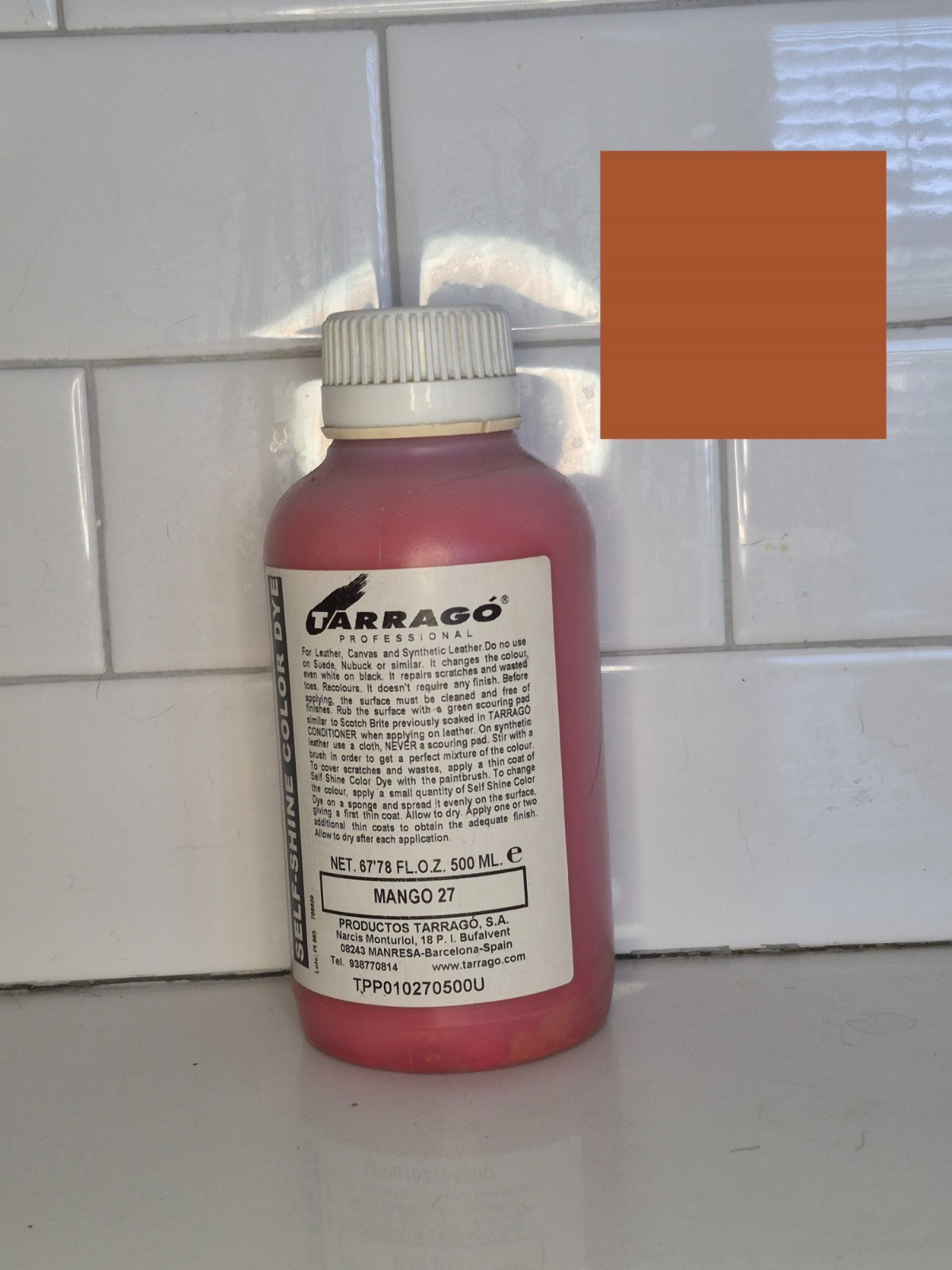 Tarrago Self Shine Color Dye, 500ml