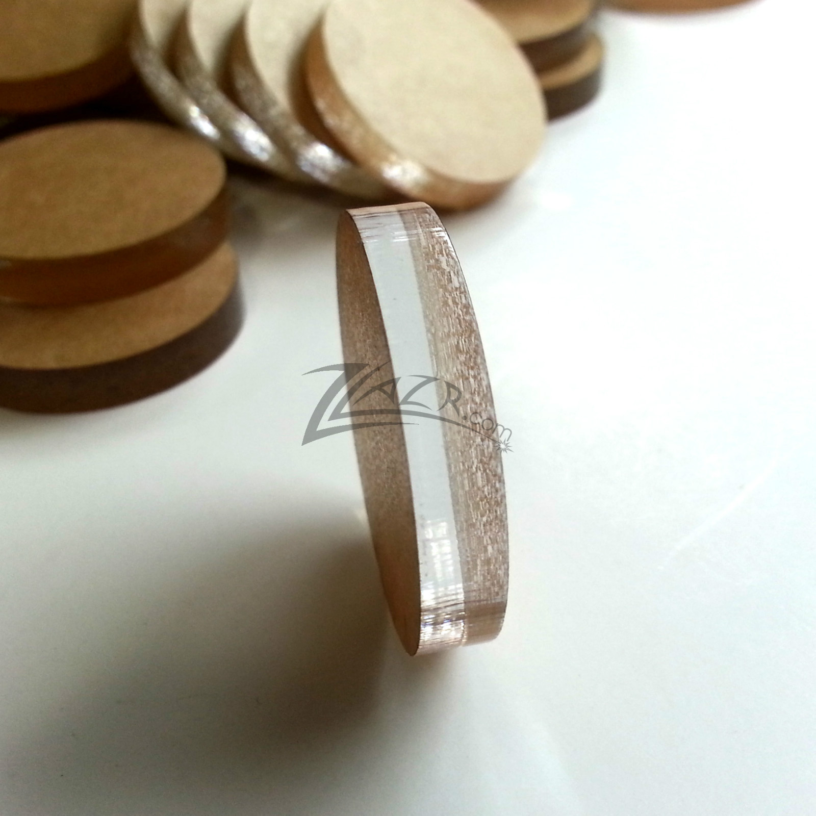 20 1″ x 1/4″ THICK Clear Acrylic Circle Disc Custom Craft Plastic Plexiglass USA