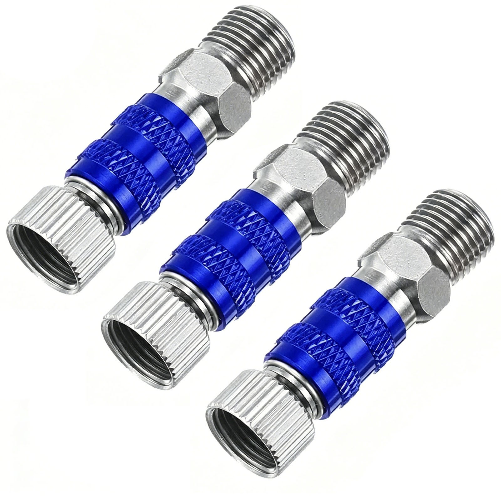 3 Pack 1/8 Air Brush Connector Adapters Air Brush Quick Connect Air Brush Quick