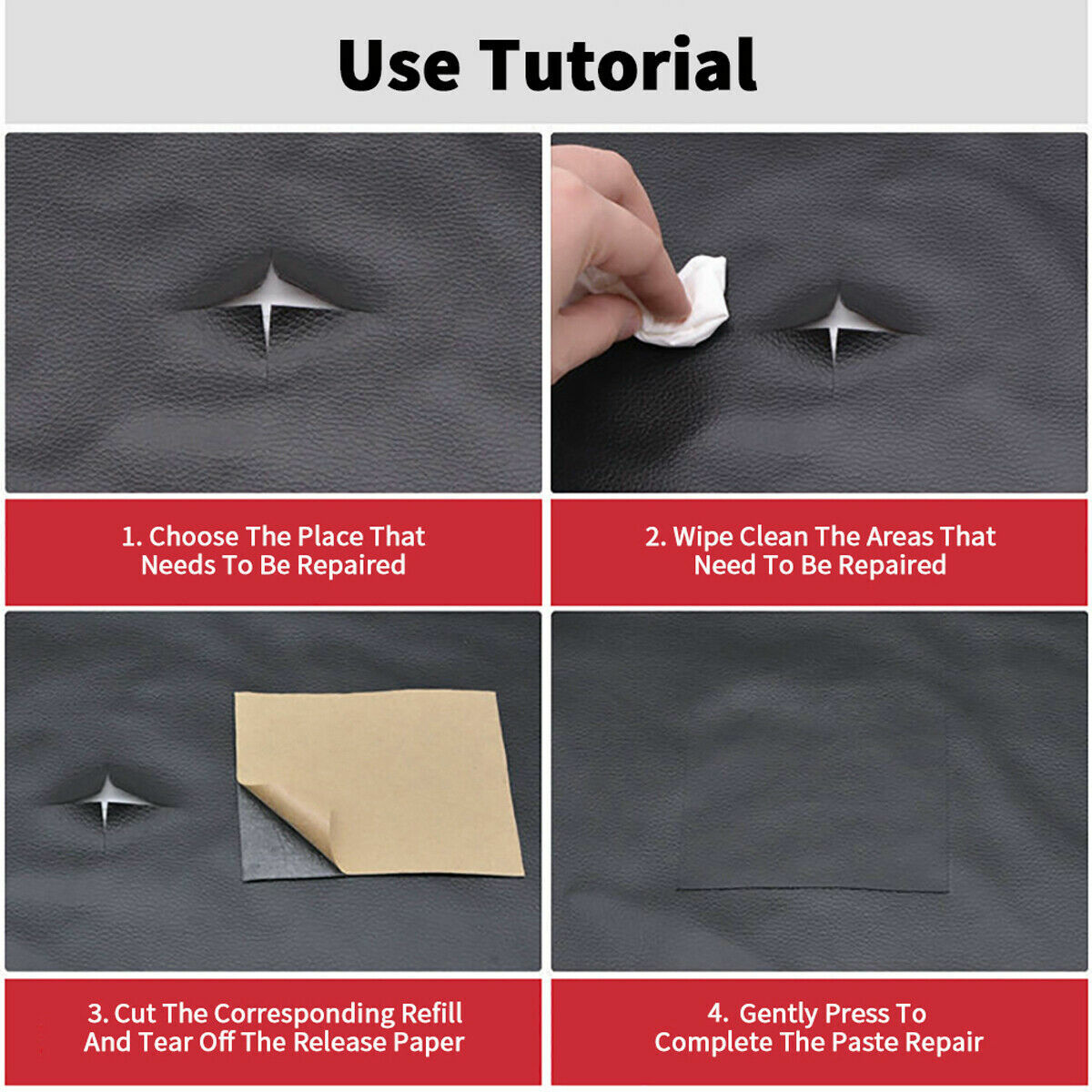 Self-Adhesive Leather Repair Patch Stick on Sofa Repairing Car Bag Seat Subsidie
