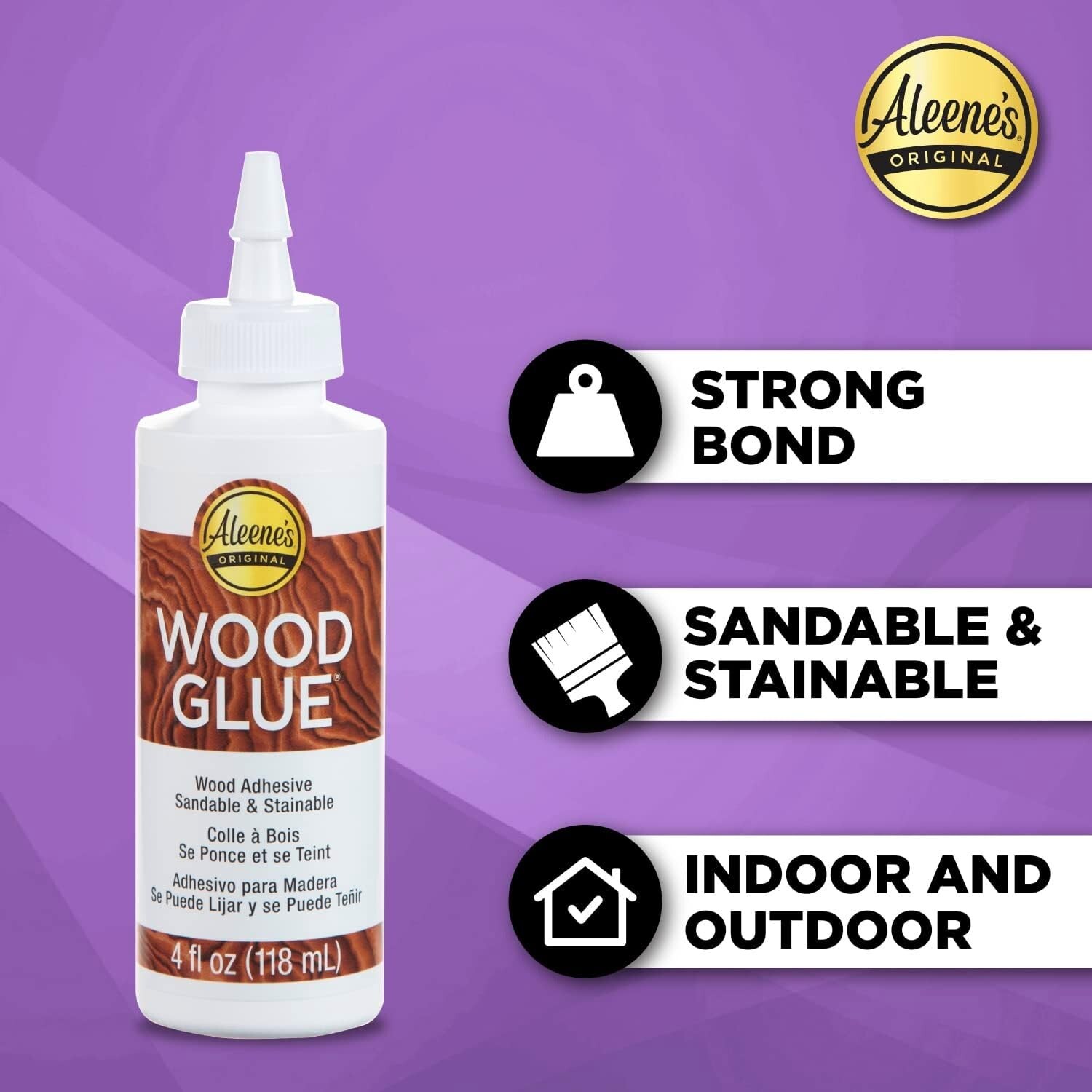 10 Pack Aleene’s 40645 Glue Wood Adhesive, 4 fl oz
