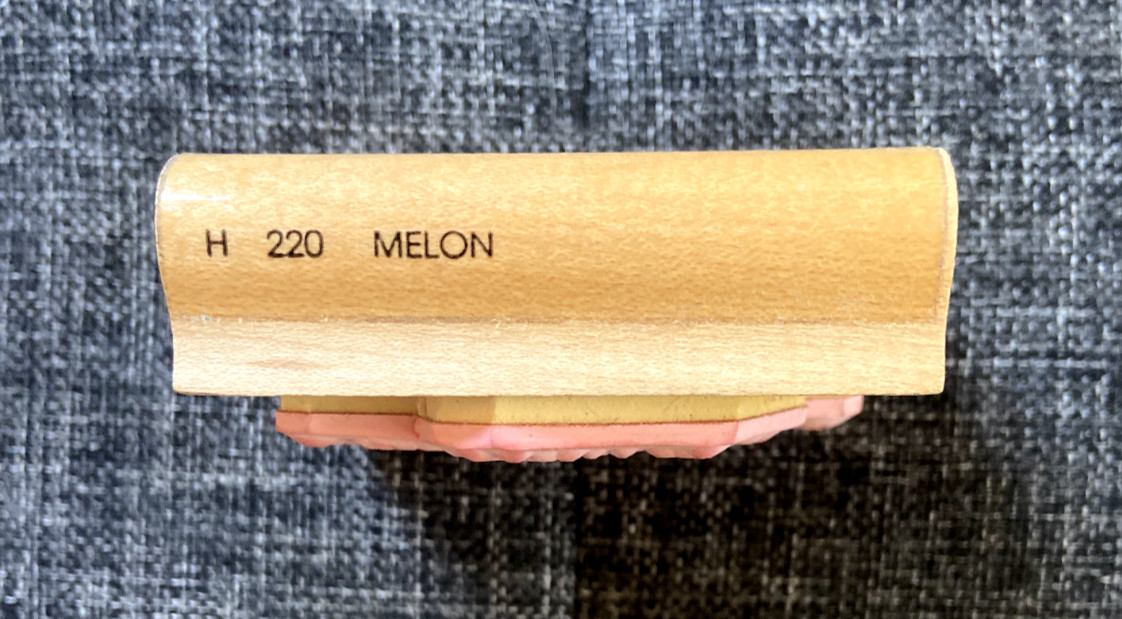 DOTS WM Rubber Stamp H220 Melon Watermelon Fruit Hearts Vines Summer NEW