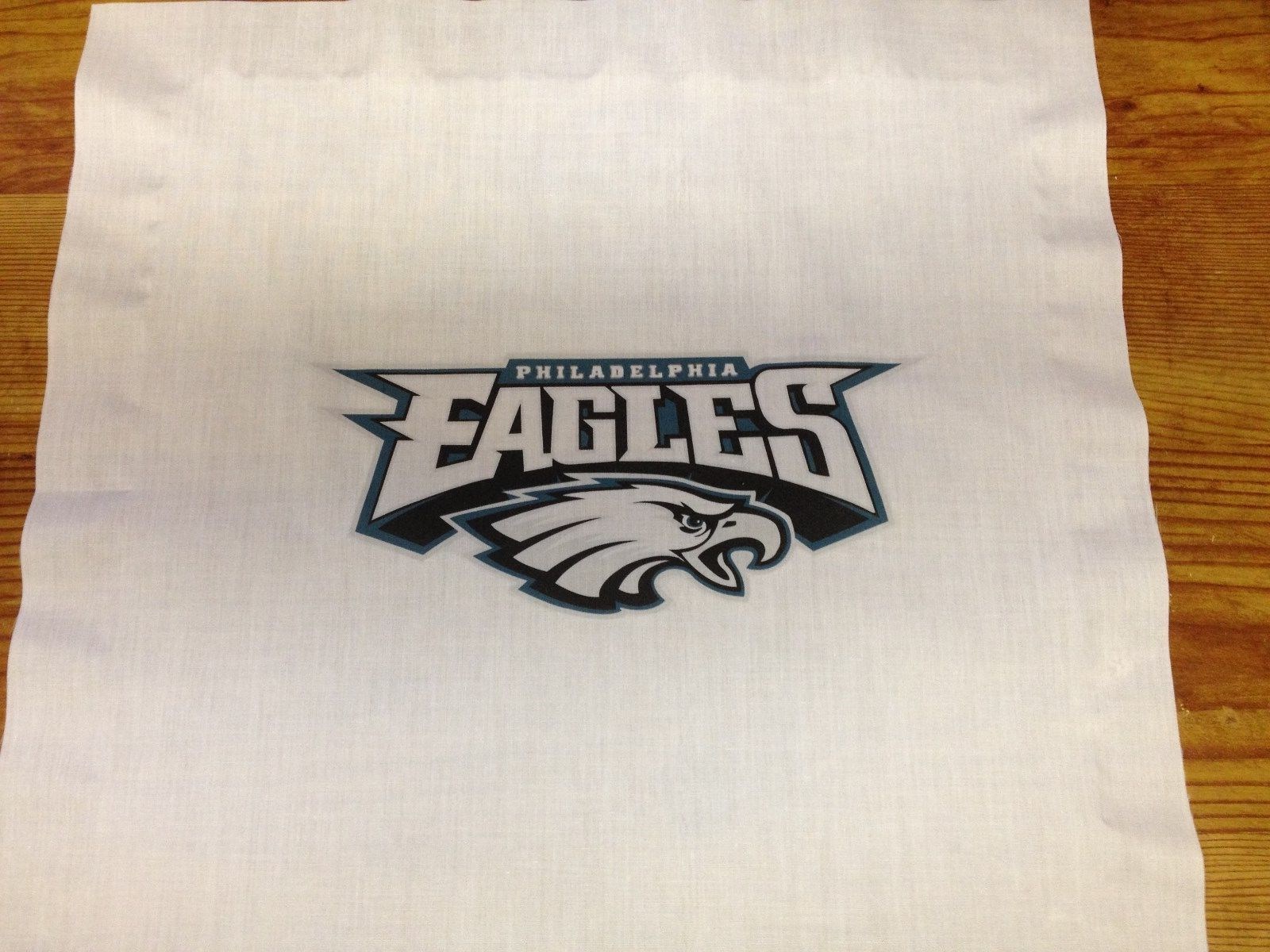 1 Philadelphia Eagles Quilt Block FOOTBALL LOGO 18X18 SEWING SQUARE Material #1