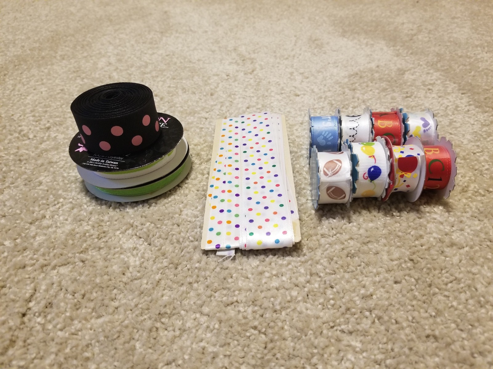 70+ Roll Ribbon Lot Assorted Sizes & Patterns Wreath Making Craft Supplies