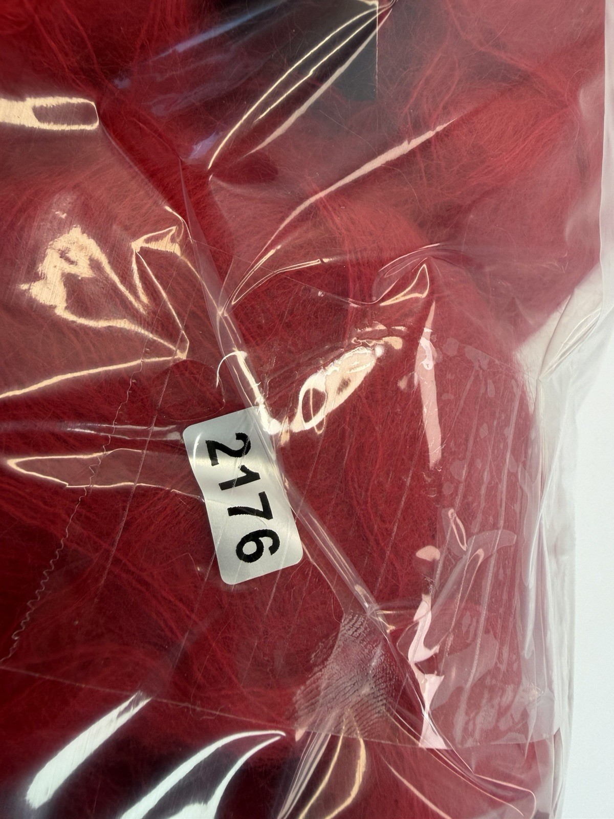Grignasco VIP Yarn 80% Kid Mohair Blend Red Lot Of 3 25g Each