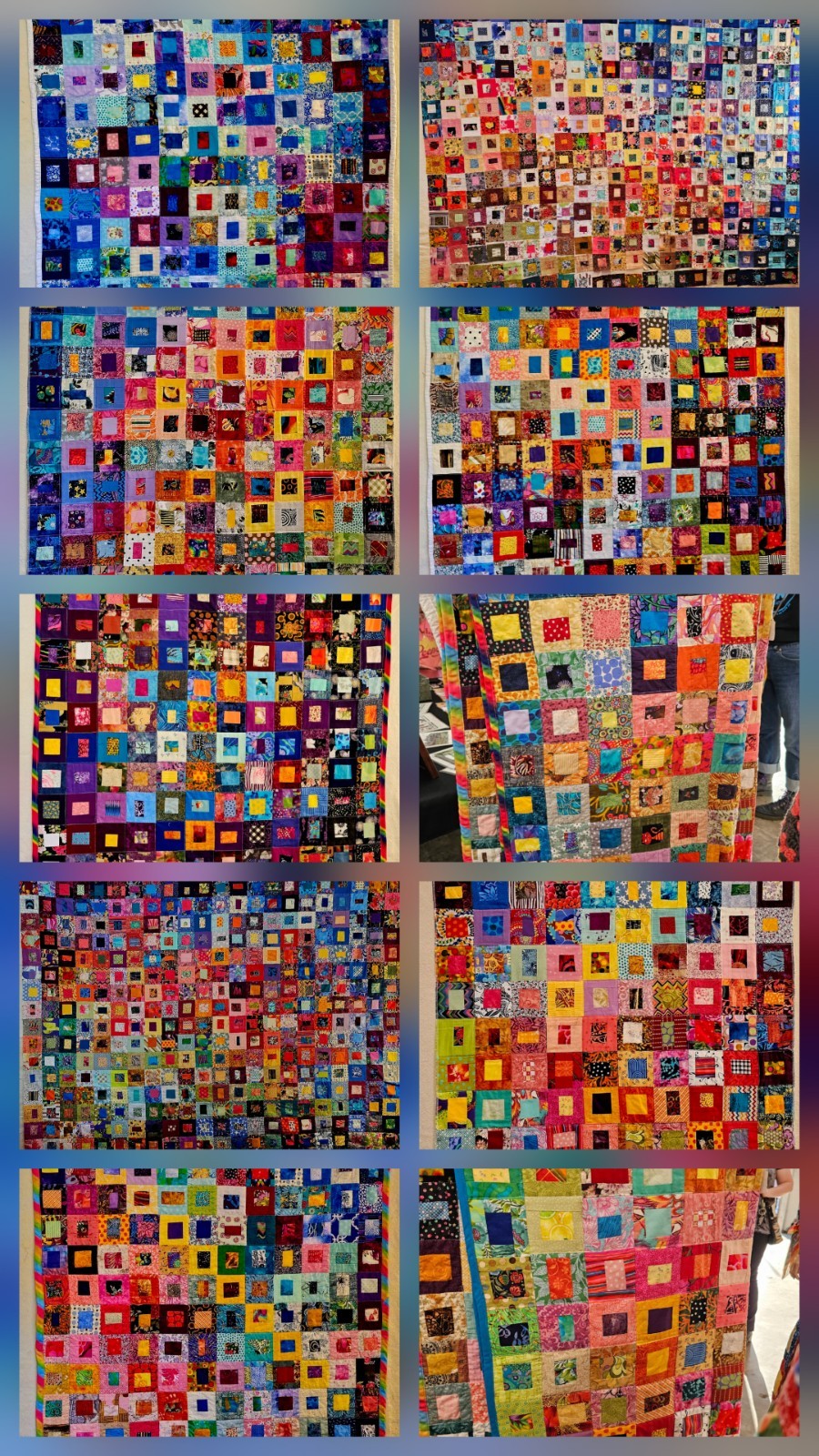 Handmade 100% Cotton Patchwork Quilt King Size