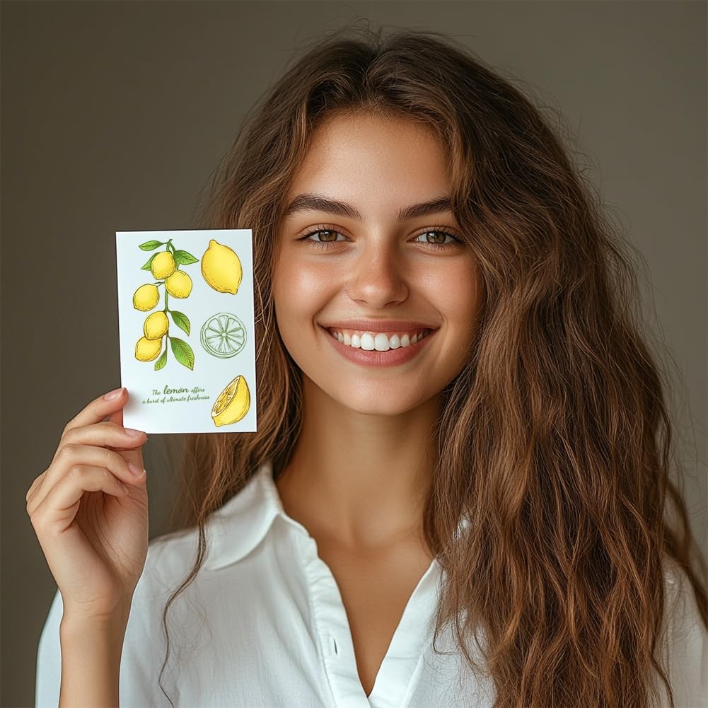 Lemons Clear Stamps Lemon Juice Transparent Silicone Stamp Flower Slices