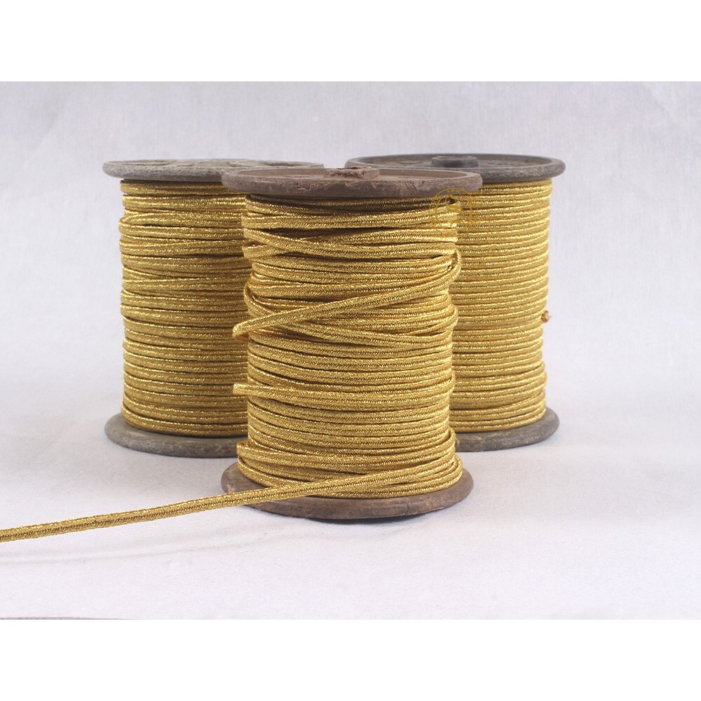 4mm Russia Braid Soutache Cord 100 Meters Gold Sewing Trim Craft Decor