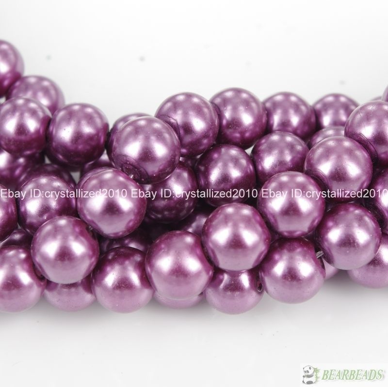 200pcs Top Quality Czech Glass Pearl Round Loose Beads 3mm 4mm 6mm 8mm 10mm 12mm