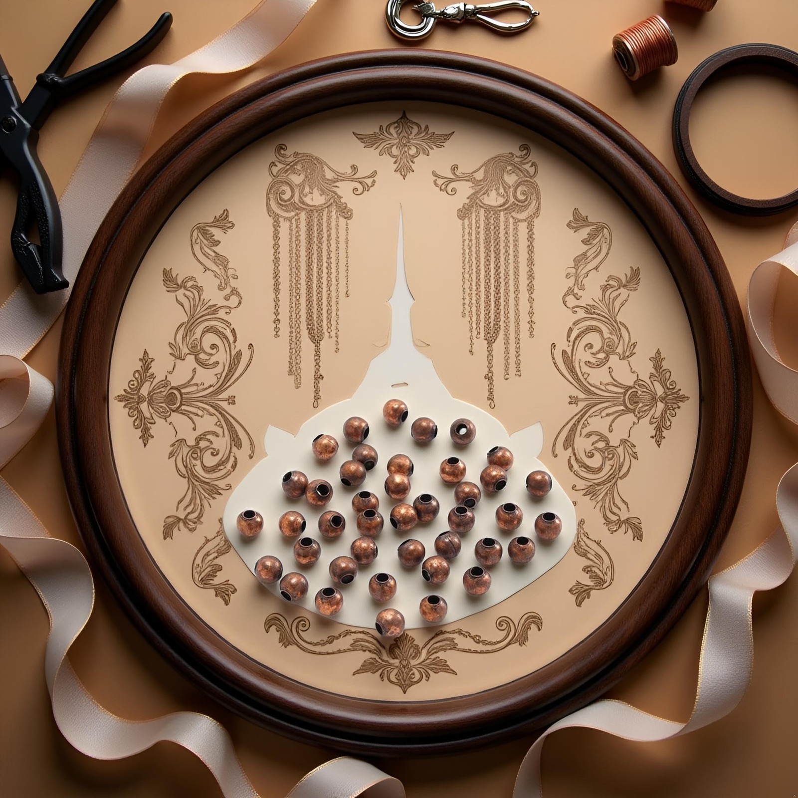 300Pcs/lot 3mm Antique Copper Round Spacer 3 Millimeters,