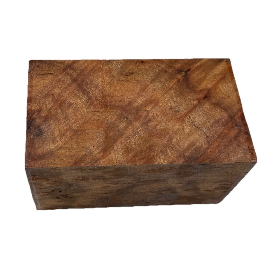 Camphor Burl Wood turning blank / Block 3-7/16″ x 3-7/16″ x 6” (g18) Dried